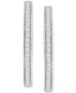 Diamond Small Hoop Earrings (1/4 ct. t.w.) in Sterling Silver, 0.94