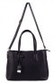 Women´s leather handbag Donna Black