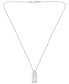 Фото #1 товара Men's Stainless Steel Tag Necklace