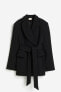 Фото #6 товара Wool-blend Tie-belt Jacket