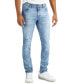 ფოტო #3 პროდუქტის Men's Light Wash Skinny Ripped Jeans, Created for Macy's