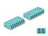 Фото #1 товара Delock 87931 - LC/LC - Aqua colour - Plastic - 25.9 mm - 50.9 mm - 11.4 mm