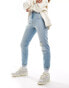 River Island mom sculpt jean in light-blue