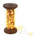 Фото #2 товара Wentronic LED Light Chain "Yarn Bobbin" - large - Fairy lights - Brown - Transparent - IP20 - Transparent - 150 lamp(s) - LED