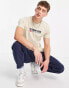 Фото #1 товара Tommy Jeans athletic central logo t-shirt in stone