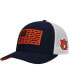 Men's Navy Auburn Tigers PFG Tonal Fish Flag Flex Hat