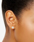 ფოტო #2 პროდუქტის Diamond Screw Back Stud Earrings (3/4 ct. t.w.) in 14k Gold