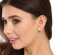 Modern set of gold-plated earrings (1x earring, 2x stone earring) JL0807