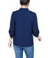 Фото #2 товара Women's 3/4 Sleeve Roll Tab Blouse