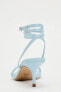 Фото #7 товара Кожаные босоножки с трубчатым ремешком ZARA