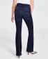 Фото #2 товара Women's High Rise Asymmetrical Seamed Bootcut Jeans, Created for Macy's