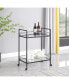 Фото #4 товара Serving Cart with Glass Shelves