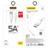 Фото #3 товара Kabel przewód do telefonów iPhone USB - Lightning 5A 1m biały