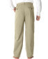Big & Tall Wrinkle-Free Double-Pleat Pant With Side-Elastic Waist