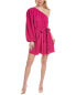 Фото #1 товара Colette Rose One-Shoulder Mini Dress Women's Pink S/M