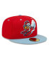 Фото #4 товара Men's Red Tri-City Dust Devils Light Blue Theme Night 59FIFTY Fitted Hat