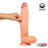 Фото #4 товара Realistic dildo Dual Layer Retractable 12