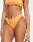 PacSun positano terry scoop bikini bottoms co-ord in orange