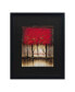 Фото #1 товара Masters Fine Art Serenade in Red Matted Framed Art - 15" x 20"