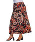 Фото #3 товара Plus Size Paisley Maxi Skirt