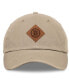 ფოტო #3 პროდუქტის Men's Khaki Boston Bruins Elements Unstructured Patch Leather Strapback Hat