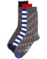 Фото #1 товара Happy Socks 3-Pack Anchor Sock Men's Up10-13