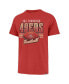 Фото #2 товара Men's Scarlet Distressed San Francisco 49ers Last Call Franklin T-shirt