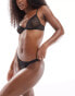 Фото #1 товара Calvin Klein all over lace unlined plunge bra in black