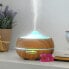 Фото #14 товара Очиститель воздуха InnovaGoods Увлажнитель с диффузором аромата и многоцветными светодиодами Wooden-Effect 300 мл
