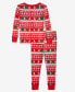 ფოტო #3 პროდუქტის Family Pajamas Toddler 2-Pc. Cotton Snug-Fit Merry Mix It Pajamas Set, Created for Macy's