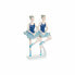 Фото #1 товара Декоративная фигура DKD Home Decor Синий романтик Балерина 14 x 7,5 x 21,5 cm