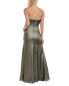 Theia Hammered Satin Gown Women's