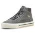 Фото #2 товара Puma Court Classic Vulc Mid High Top Mens Grey Sneakers Casual Shoes 39614903