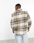 Tommy Jeans classic essential check shirt in sand