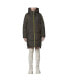 Women's Baisley Hooded Parka Puffer With A High/Low Hem