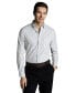 ფოტო #1 პროდუქტის Men's Slim Fit Button-Down Collar Non-Iron Stretch Poplin Check Shirt