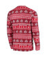 Пижама Concepts Sport Scarlet Buckeyes Ugly Sweater
