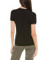 Brooks Brothers Wool T-Shirt Women's Black Xs