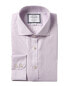 Charles Tyrwhitt Non-Iron Twill Micro Check Shirt Men's 15.5" - 33" Sing - фото #1