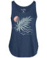 ფოტო #1 პროდუქტის Women's Waving Palms Scoop-Neck Tank Top