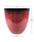 Фото #2 товара Gardeners Select Egg Shaped Planter Flower Box 18in Red