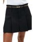 ფოტო #1 პროდუქტის Women's Pleated Mini Skirt