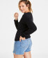 ფოტო #2 პროდუქტის Women's Crewneck Sweater, Created for Macy's