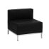 Фото #5 товара Hercules Imagination Series Contemporary Black Leather Middle Chair