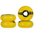 UNDERCOVER WHEELS Mery Munoz Movie 60/90A Skates Wheels 4 Units Черно-желтый, 60 mm - фото #2