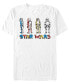 Фото #1 товара Star Wars Men's Classic Crayon Drawn Stormtroopers Short Sleeve T-Shirt
