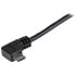 Фото #3 товара StarTech.com Micro-USB Charge-and-Sync Cable M/M - Right-Angle Micro-USB - 24 AWG - 0.5 m - 0.5 m - USB A - Micro-USB A - USB 2.0 - Male/Male - Black