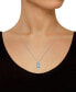 ფოტო #2 პროდუქტის Topaz (4-1/4 ct. t.w.) Pendant Necklace in 14K White Gold