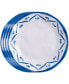 Фото #1 товара Melamine Sardinia 10.5" Dinner Plate Set/4