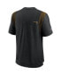 Фото #2 товара Men's Black Pittsburgh Steelers Sideline Player Uv Performance T-shirt